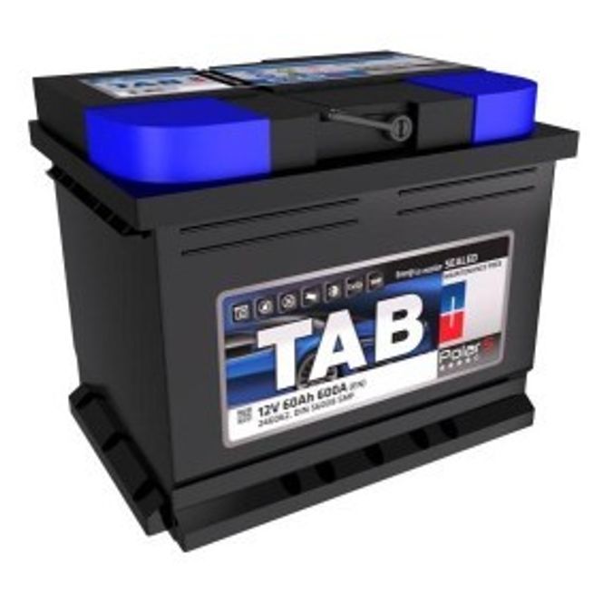 Hovedbilde  Startbatteri TAB SEALED 12V 60AH-600A+V (L2 ...